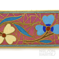 Enamel and Gold Brooch